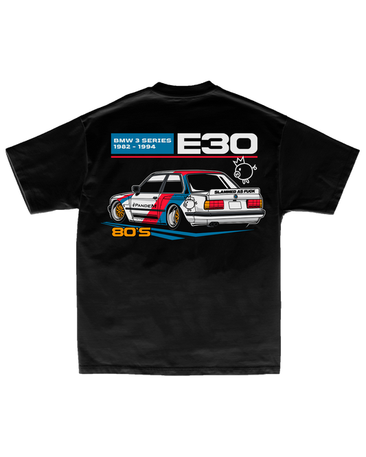 Tee BMW E30 – Retro 80’s Vibes
