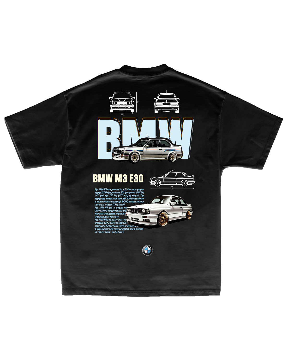 Tee BMW M3 E30 Legend