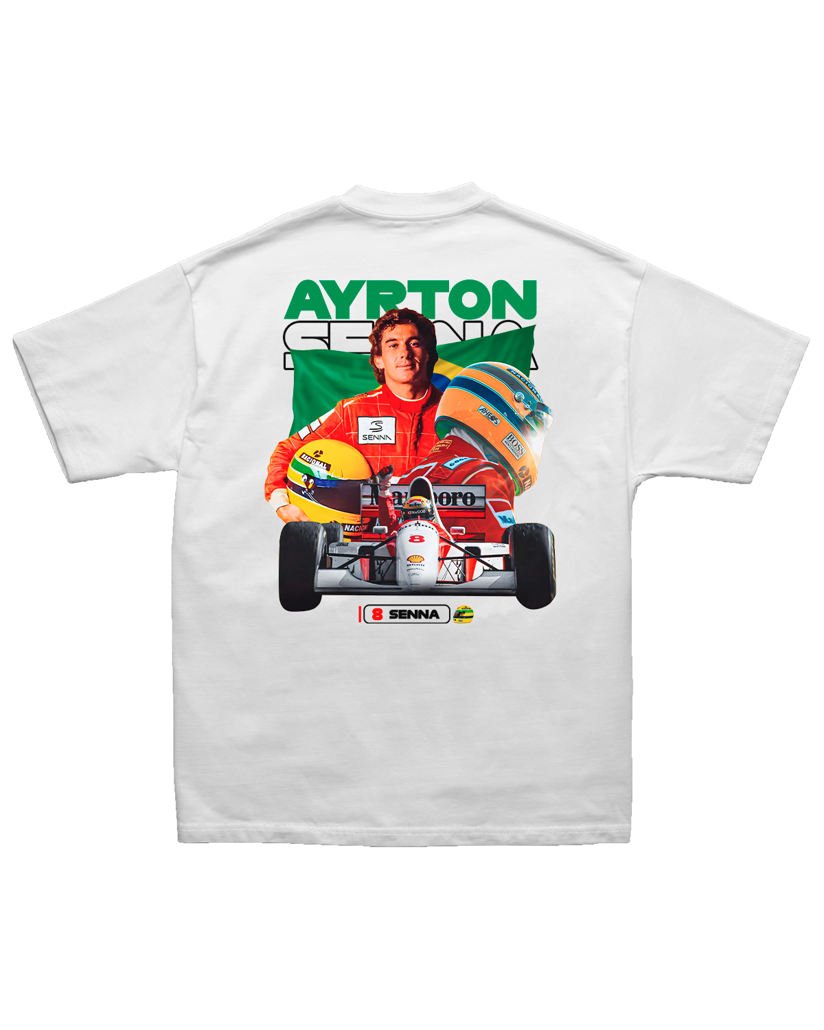 Tee Ayrton Senna Brazil Legacy