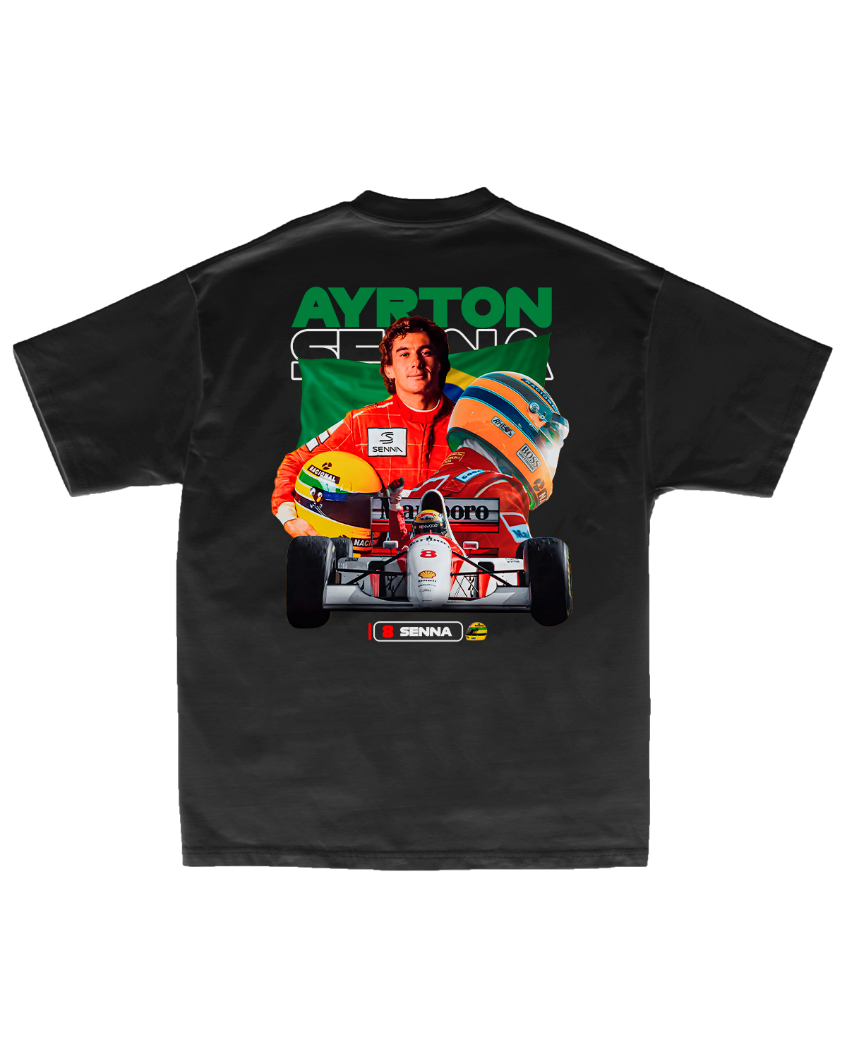 Tee Ayrton Senna Brazil Legacy