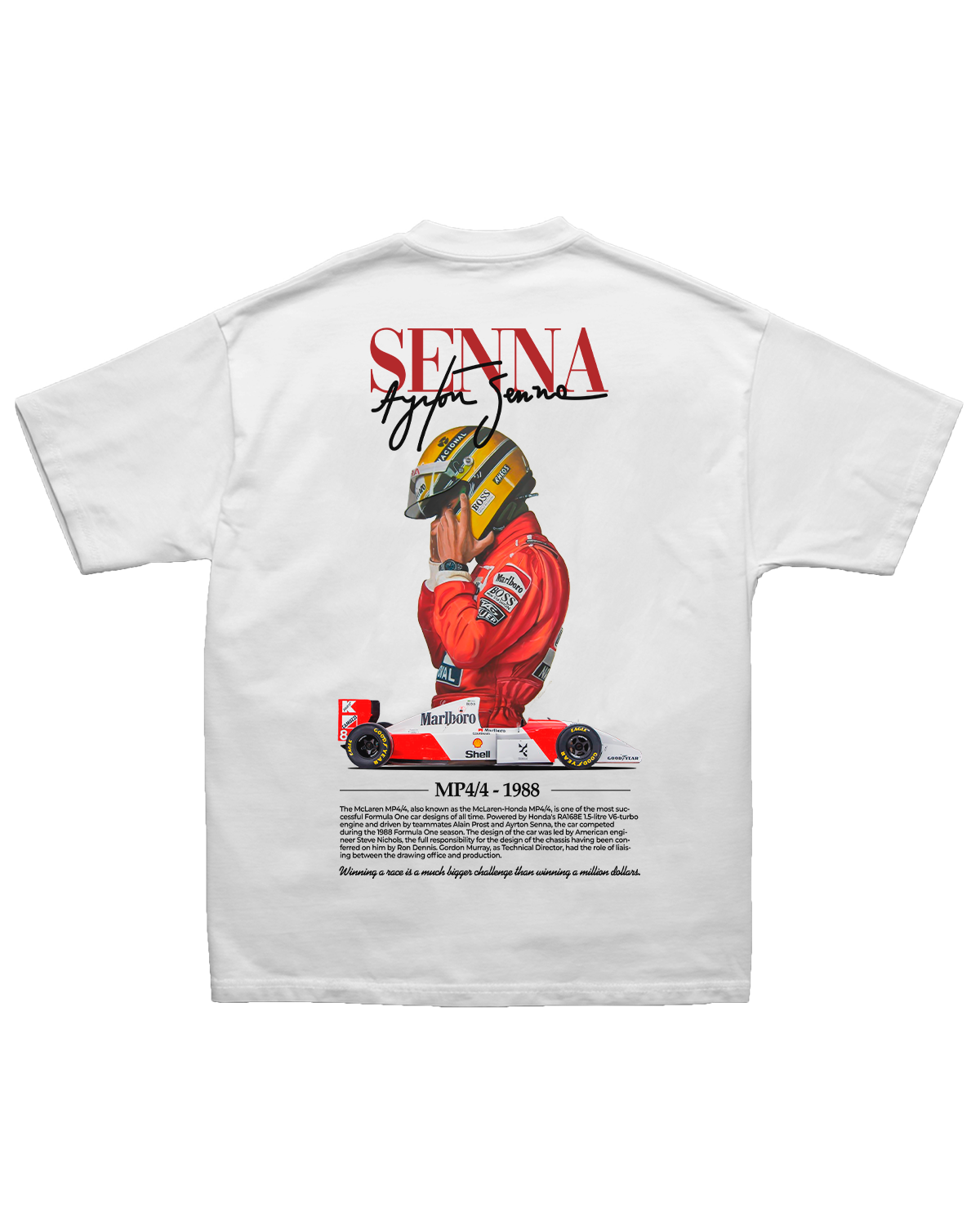 Tee Ayrton Senna MP4 4 1988