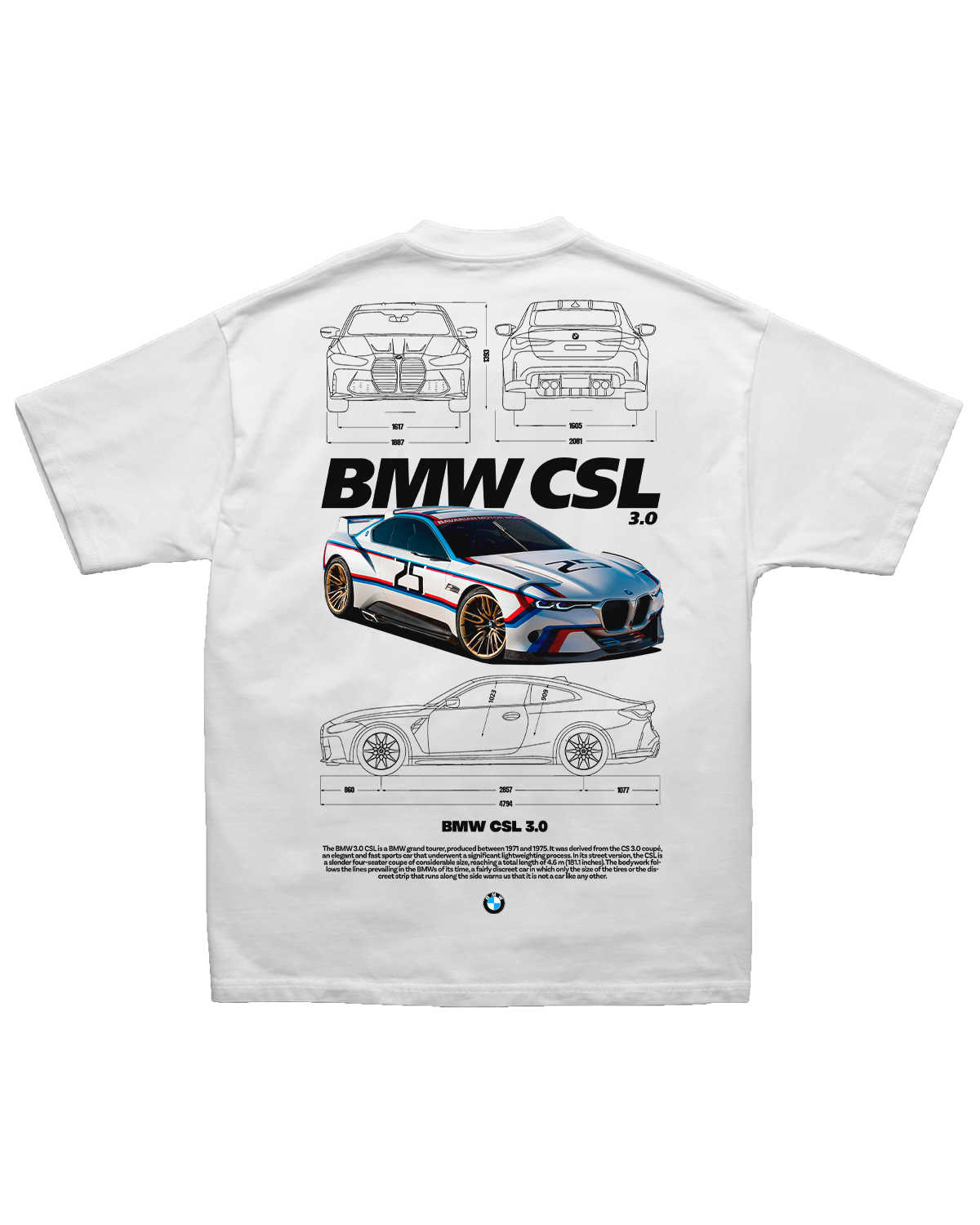 Tee BMW CSL 3.0 – Heritage Edition