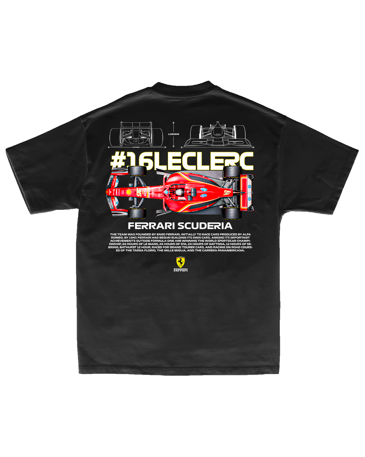 Tee Ferrari F1 Charles Leclerc #16
