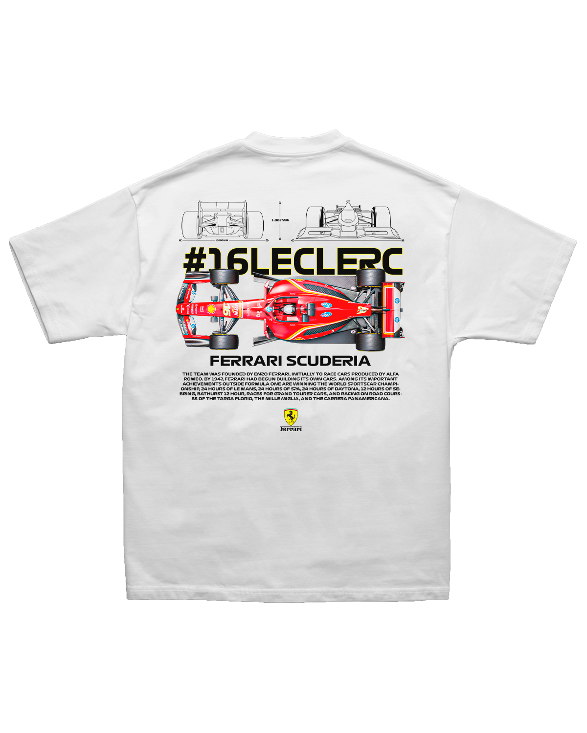 Tee Ferrari F1 Charles Leclerc #16