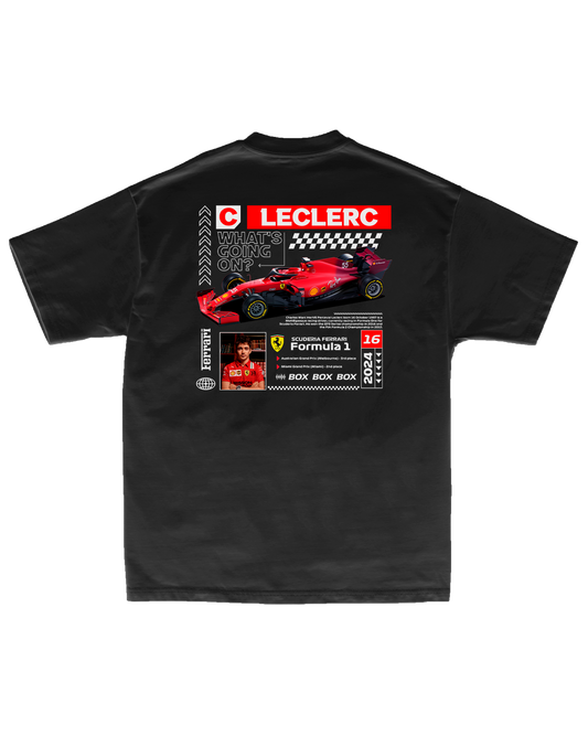 Tee Ferrari F1 Charles Leclerc Box Call