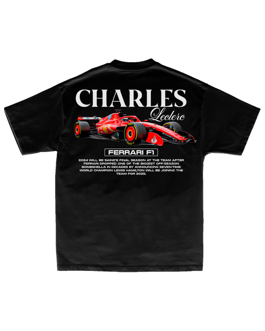 Tee Ferrari F1 Charles Leclerc Signature Edition