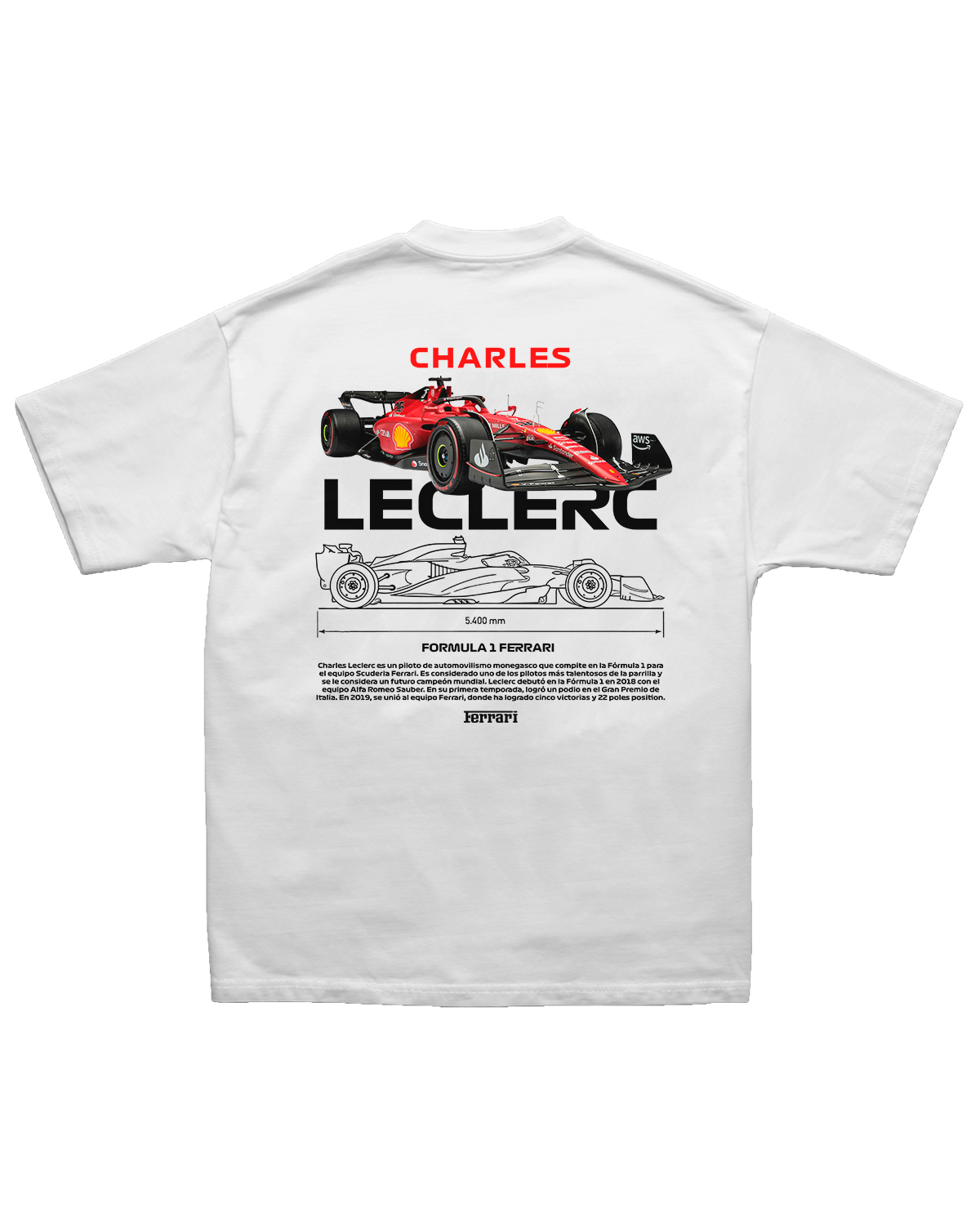 Tee Ferrari F1 – Charles Leclerc Special Edition