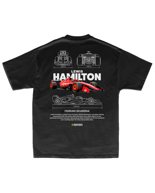 Tee Ferrari F1 Lewis Hamilton Scuderia Edition