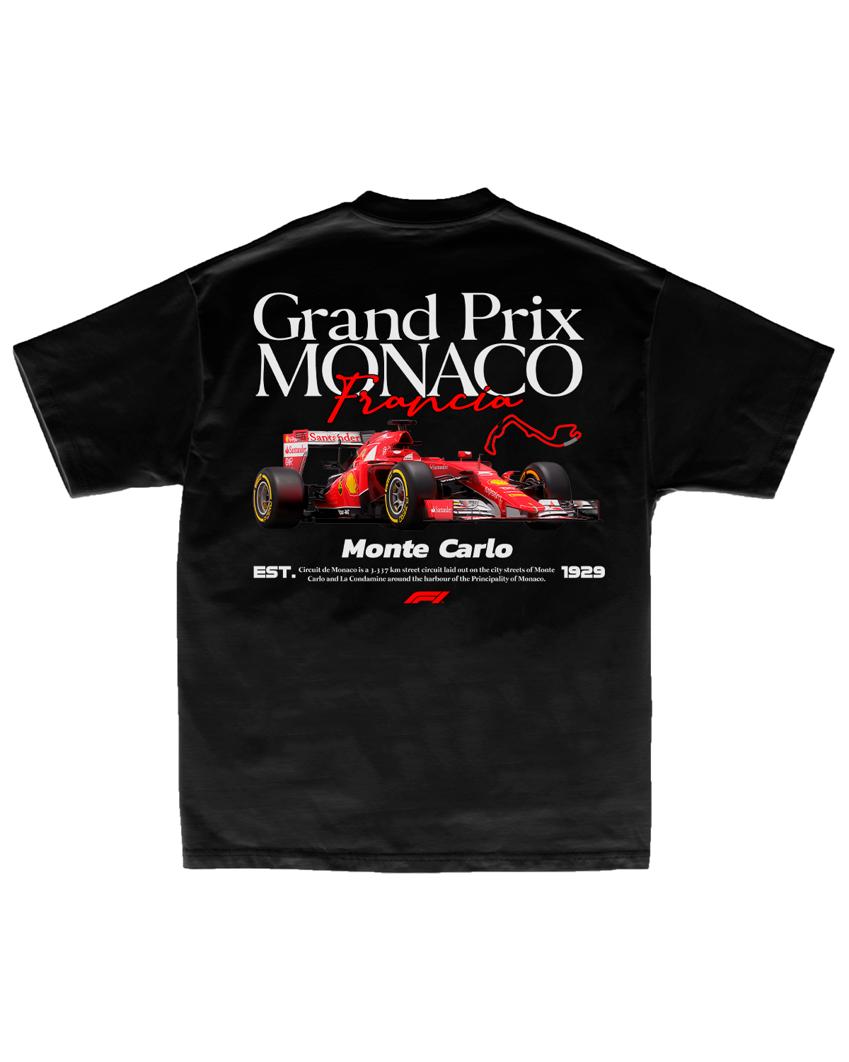 Tee Ferrari F1 Monte Carlo 1929