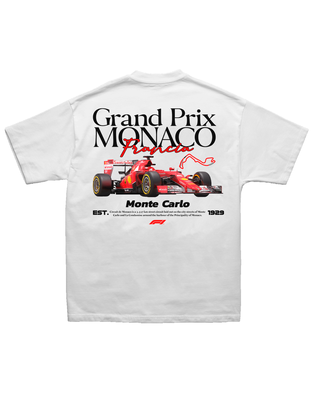 Tee Ferrari F1 Monte Carlo 1929