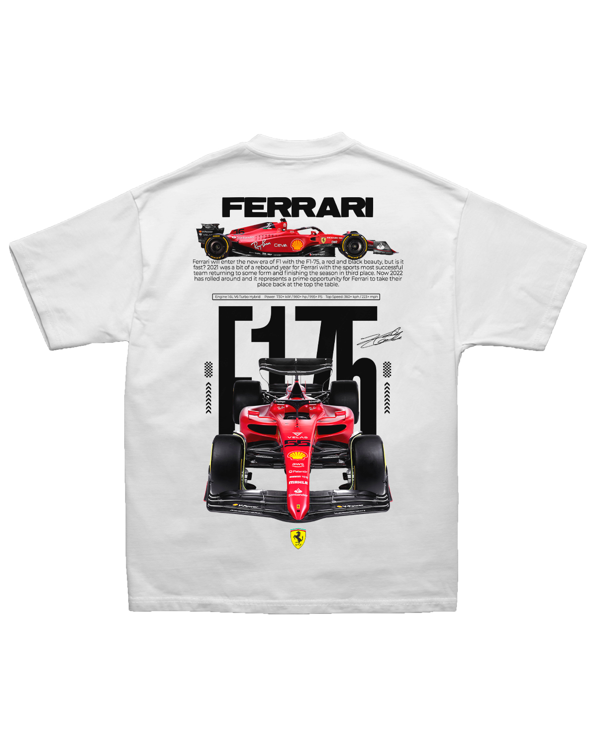 Tee Ferrari F1 – SF-75 Edition