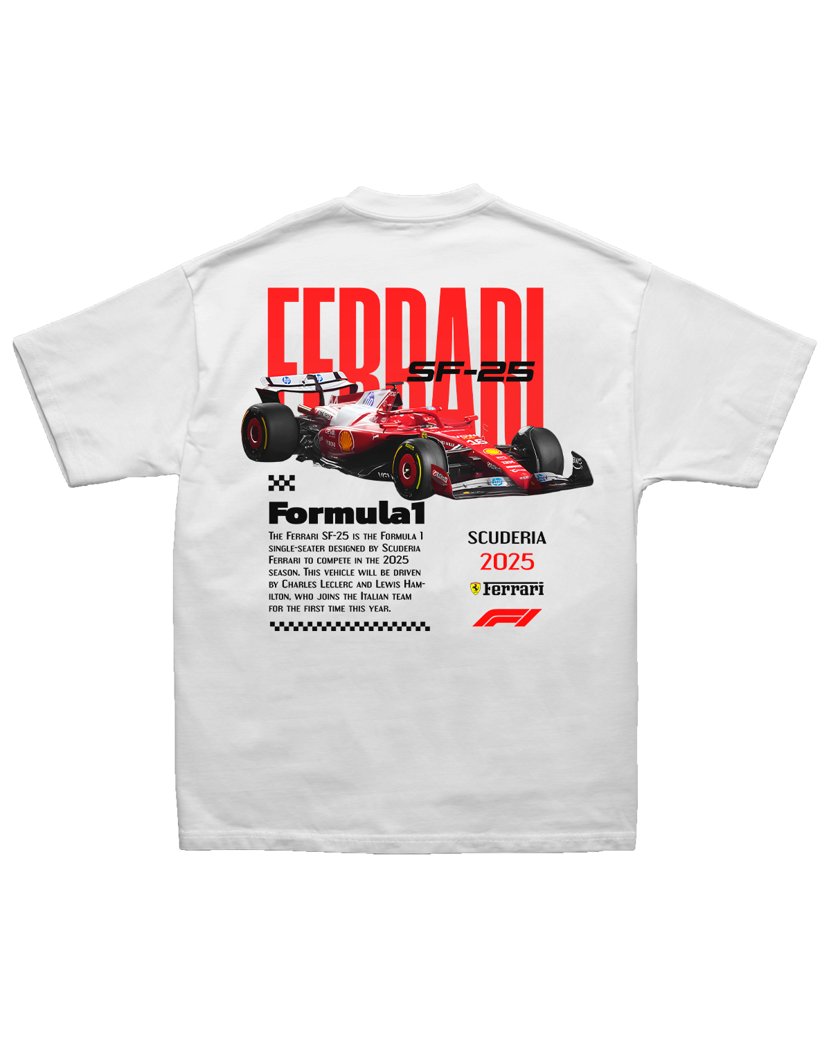 Tee Ferrari SF-25 Scuderia 2025
