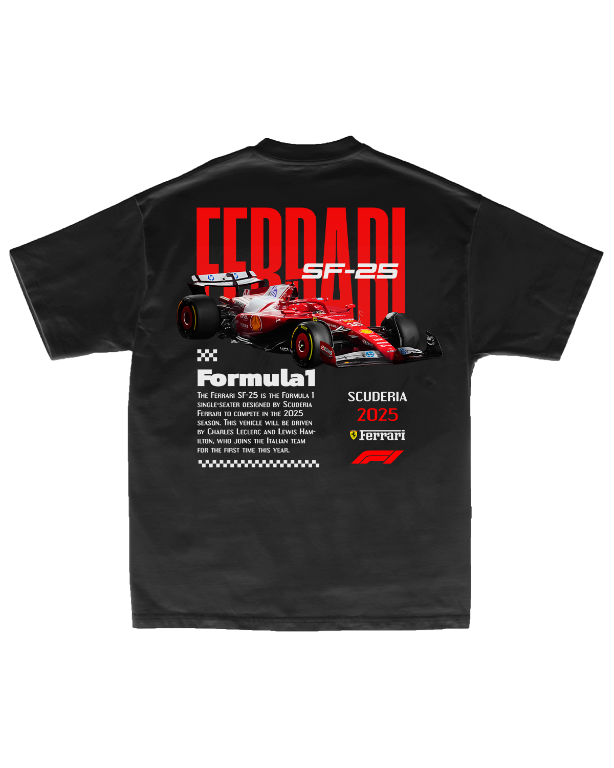 Tee Ferrari SF-25 Scuderia 2025