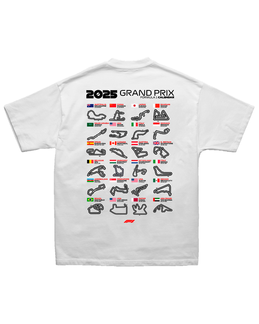 Tee Formula 1 2025 Grand Prix Calendar