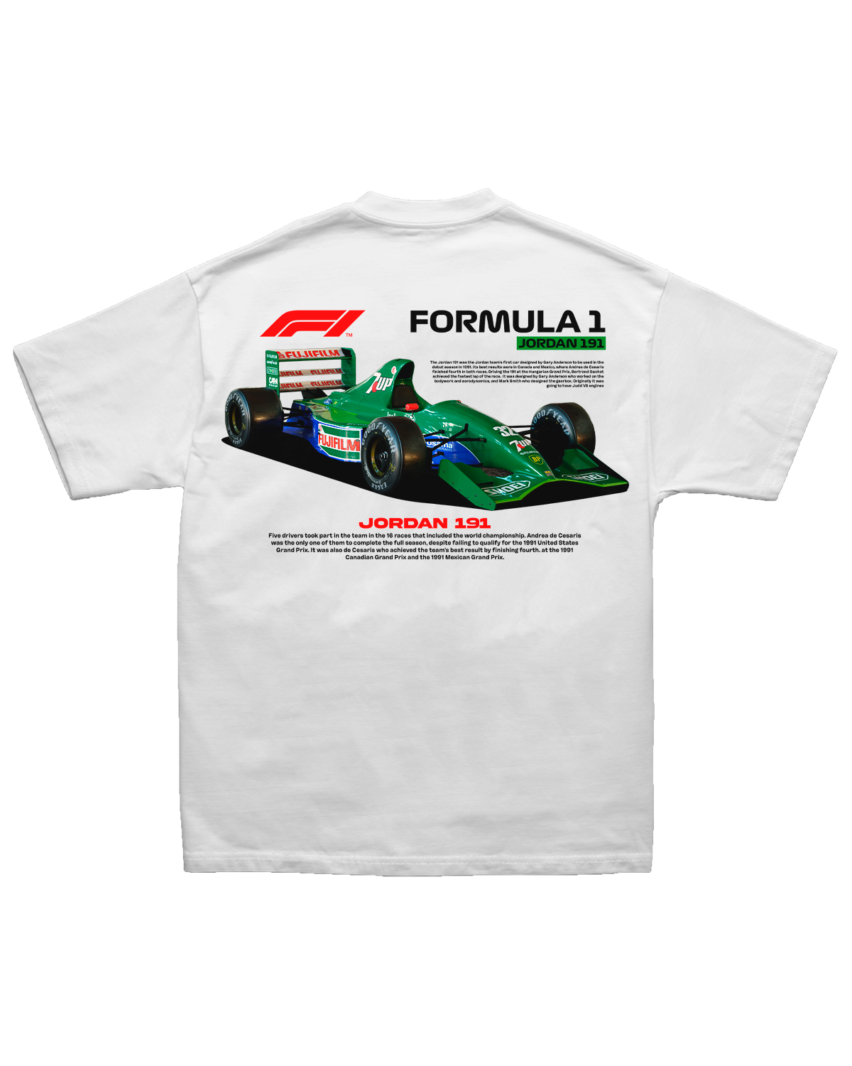 Tee Jordan 191 F1 Classic Edition