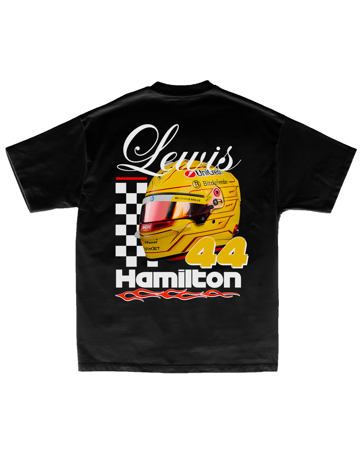 Tee Lewis Hamilton Golden Helmet