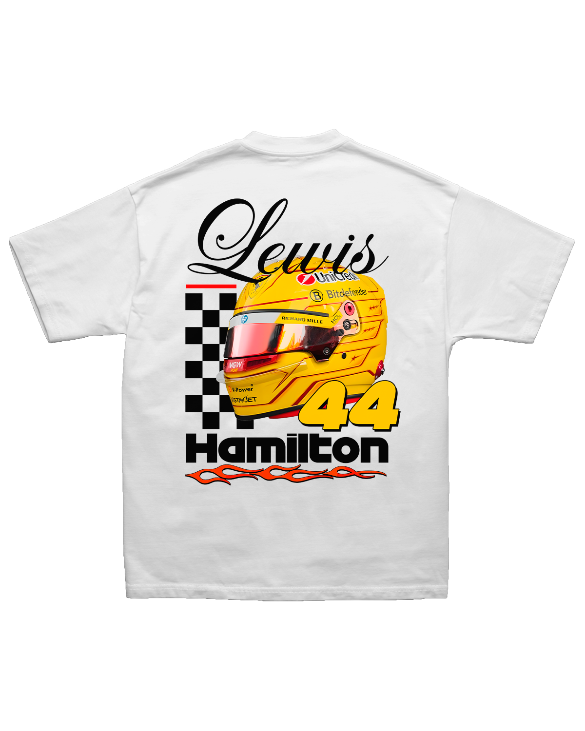 Tee Lewis Hamilton Golden Helmet