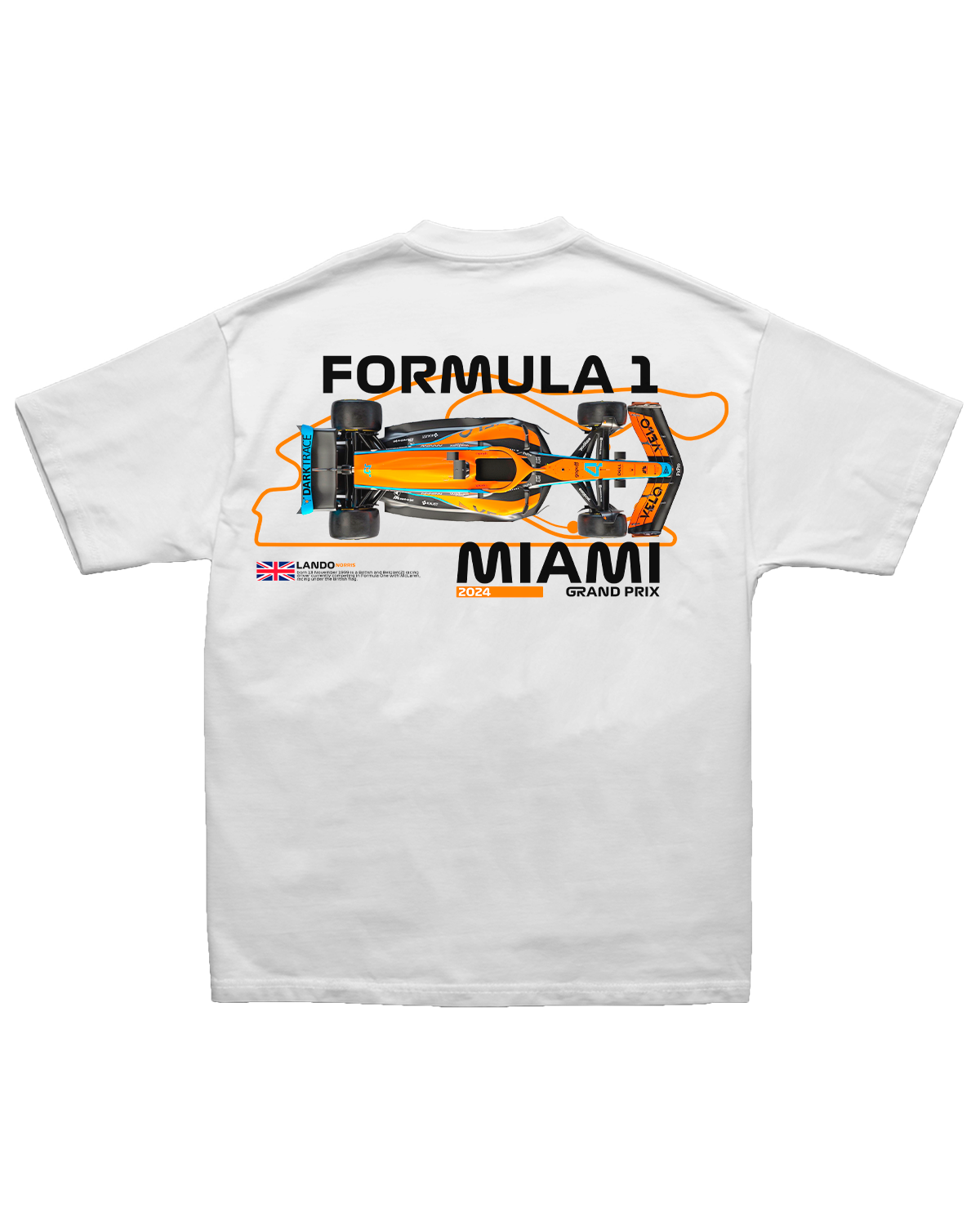 Tee McLaren F1 Lando Norris Miami GP 2024