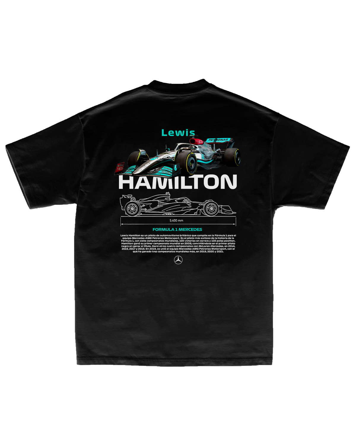 Tee Mercedes F1 Lewis Hamilton W14 Edition