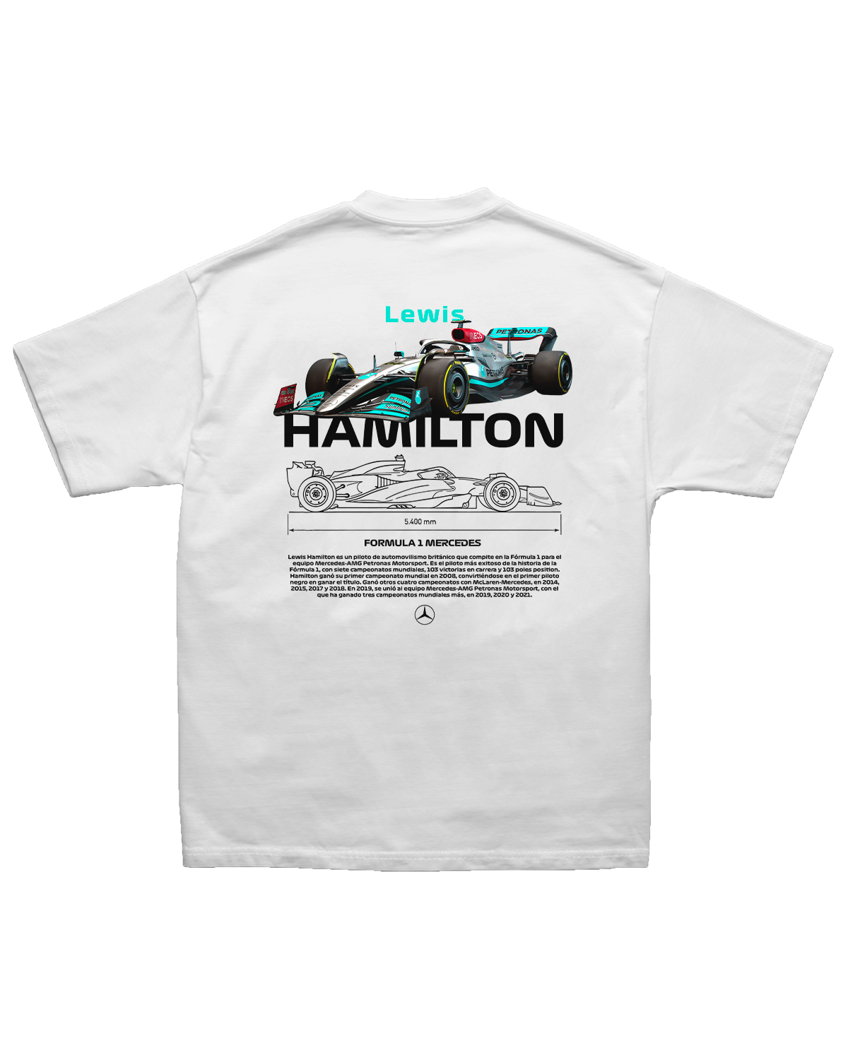 Tee Mercedes F1 Lewis Hamilton W14 Edition