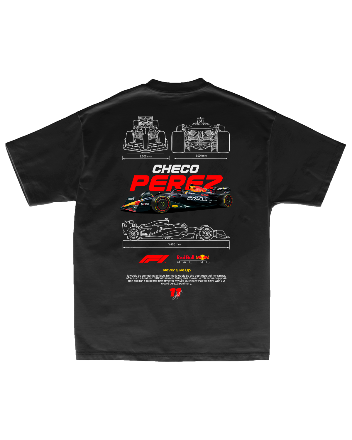 Tee Red Bull F1 Checo Pérez Technical