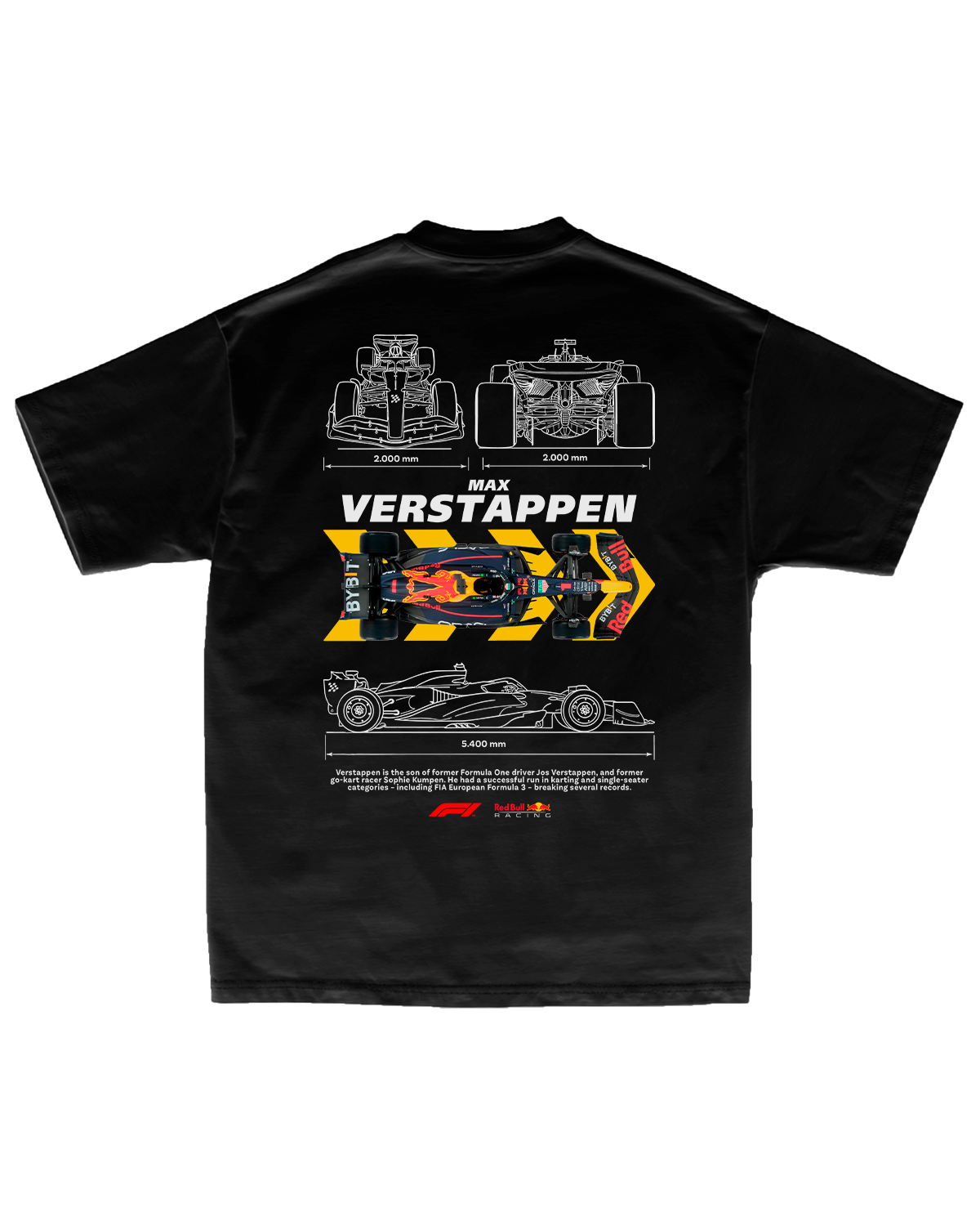 Tee Red Bull F1 Max Verstappen Blueprint Edition