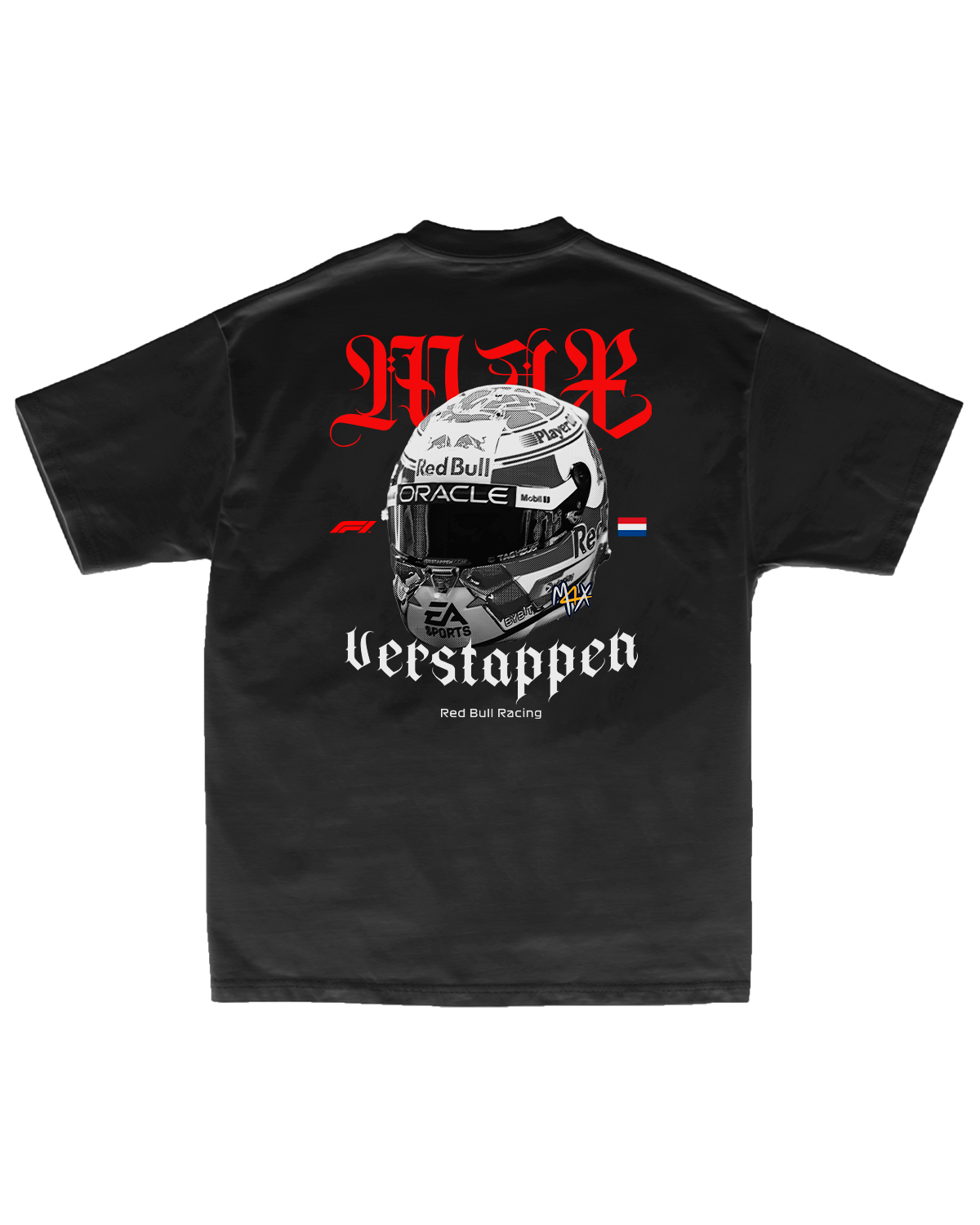 Tee Red Bull Racing F1 Max Verstappen Helmet