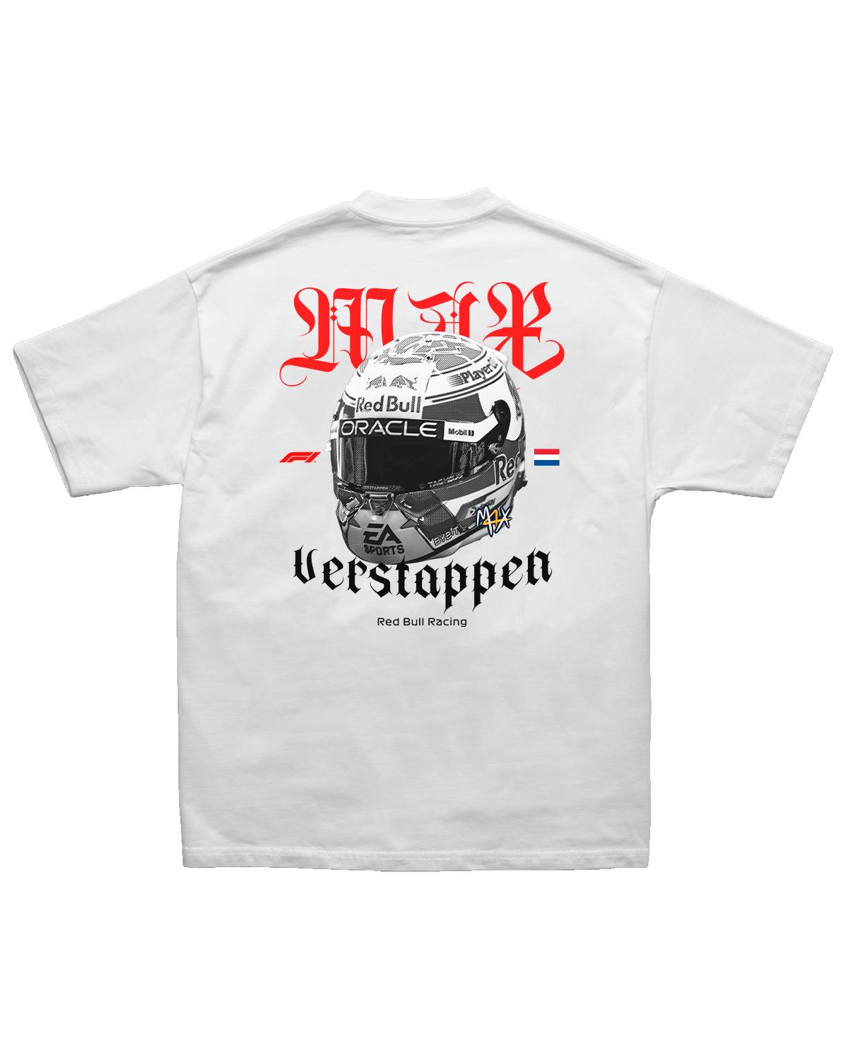 Tee Red Bull Racing F1 Max Verstappen Helmet