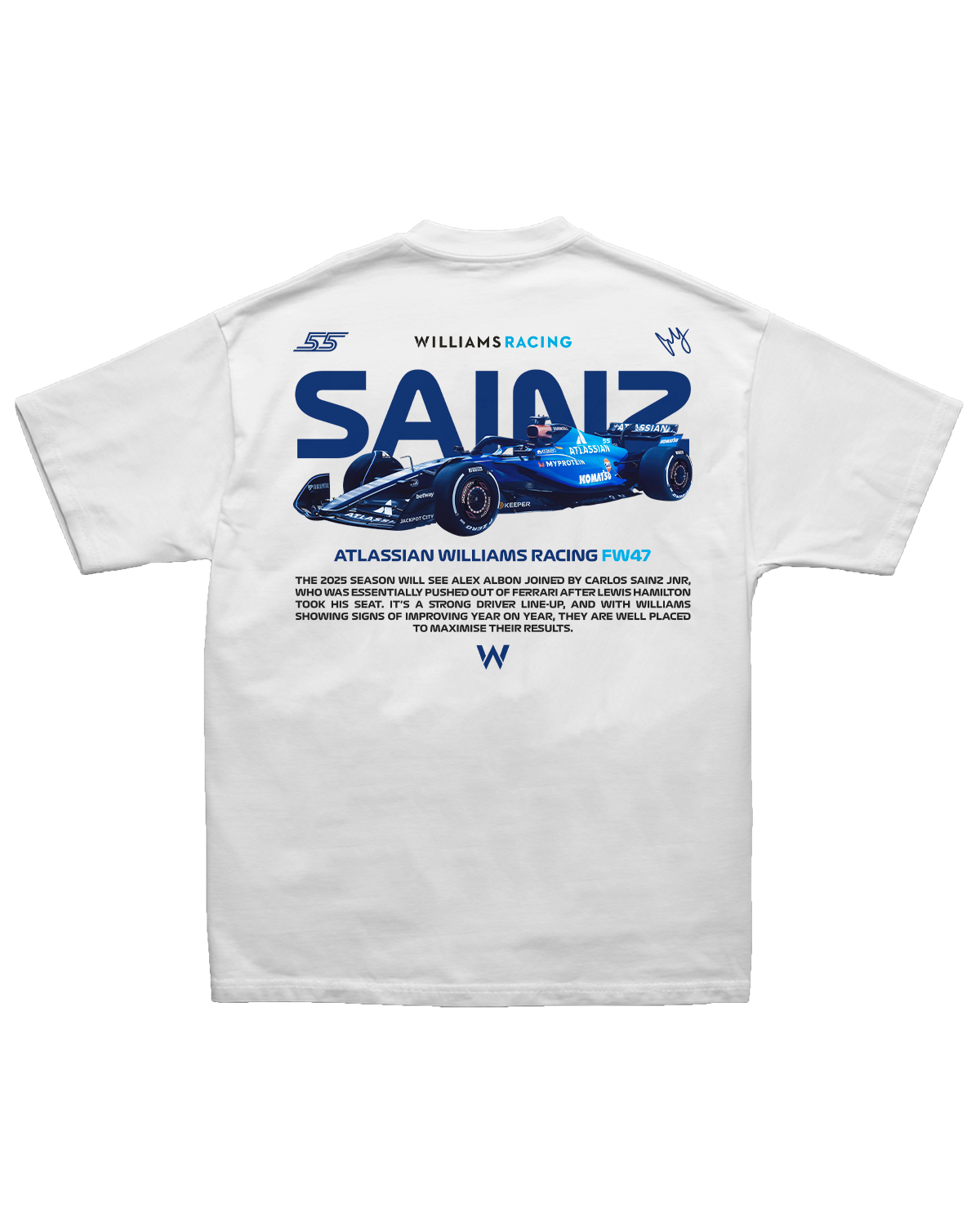 Tee Williams F1 Carlos Sainz FW47 Edition