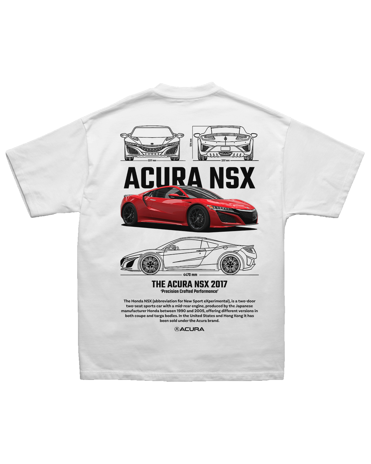 Tee Acura NSX 2017