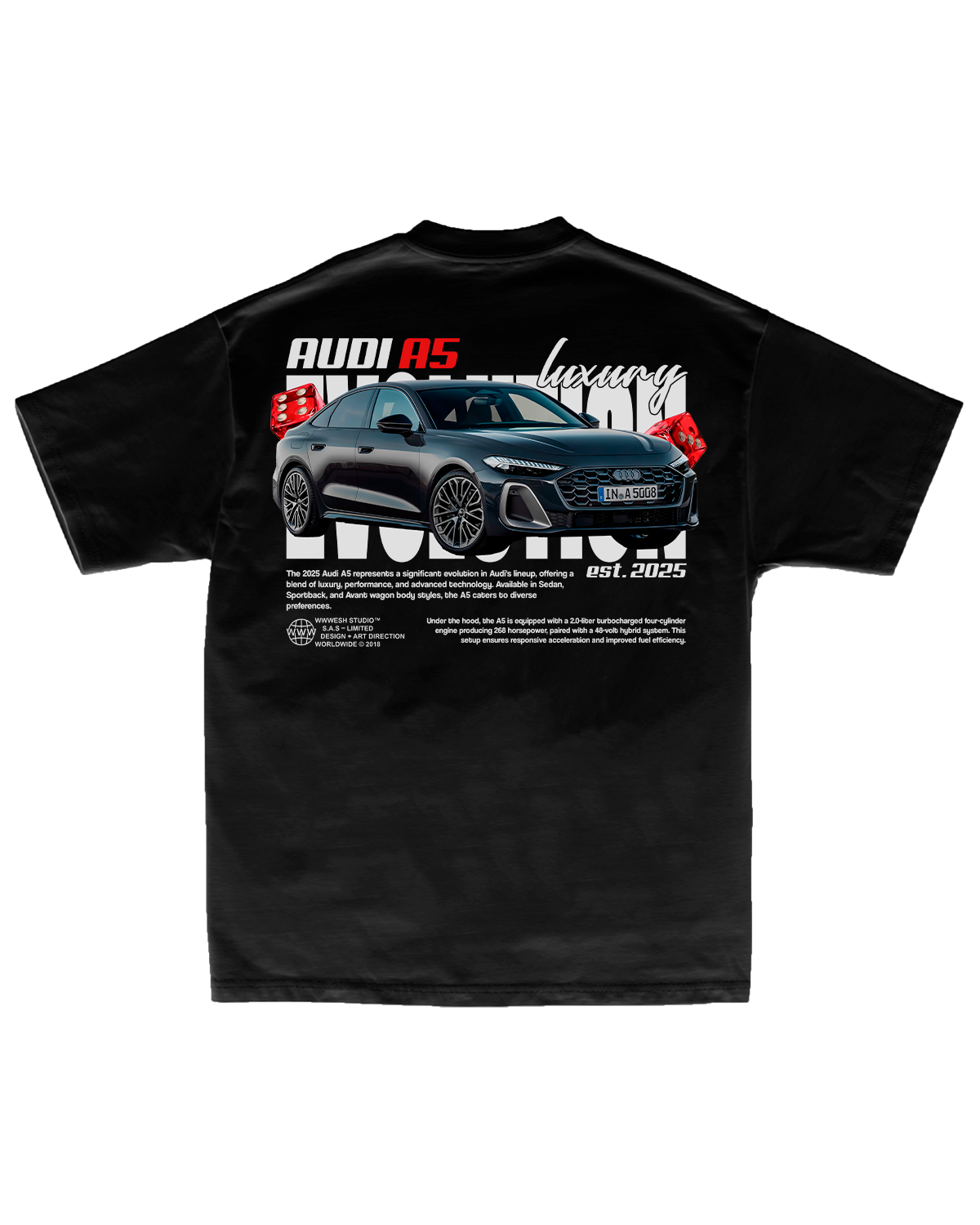 Tee Audi A5 Luxury Est.2025