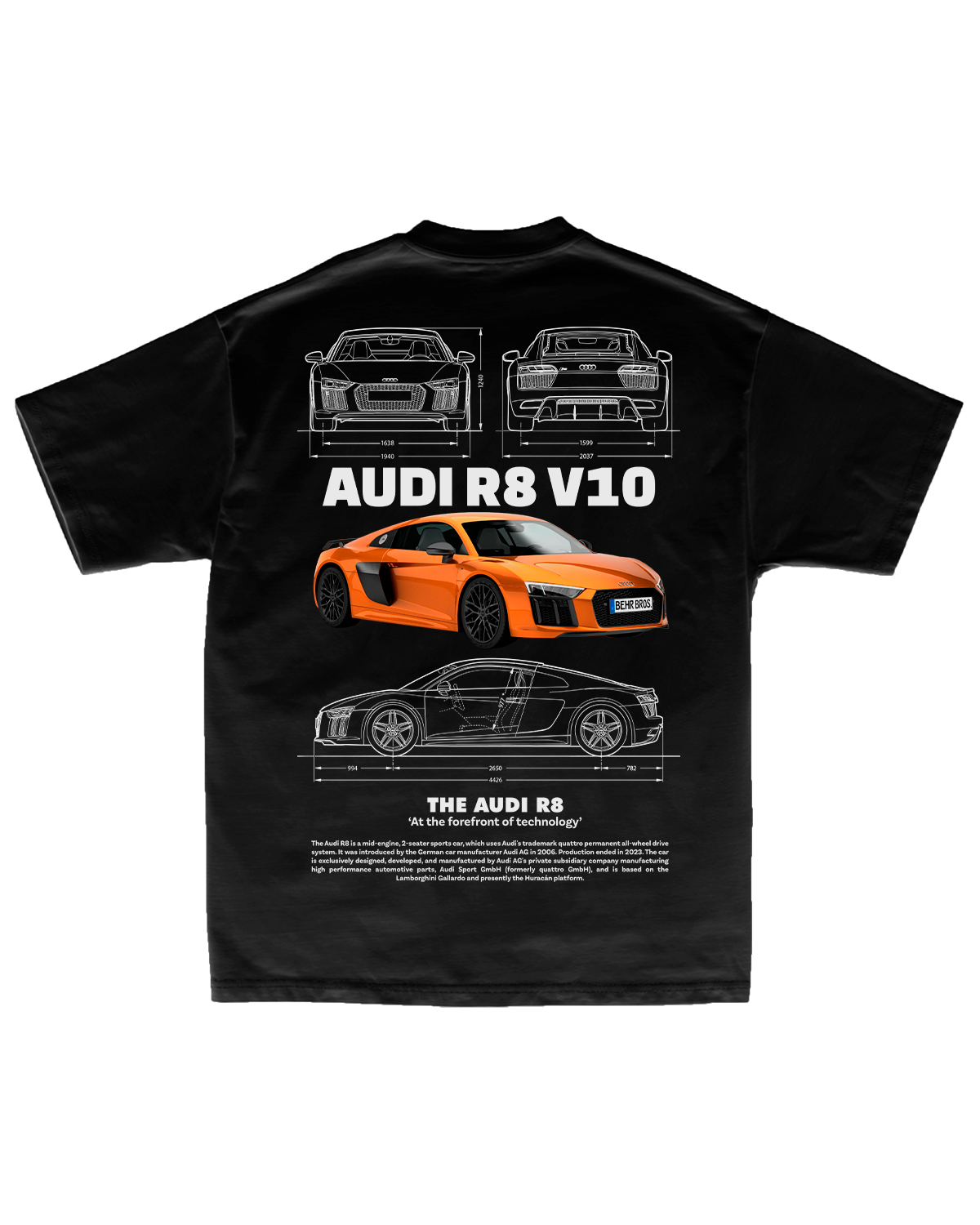 Tee Audi R8 V10