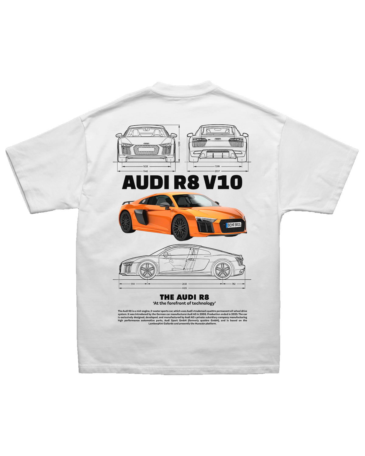 Tee Audi R8 V10