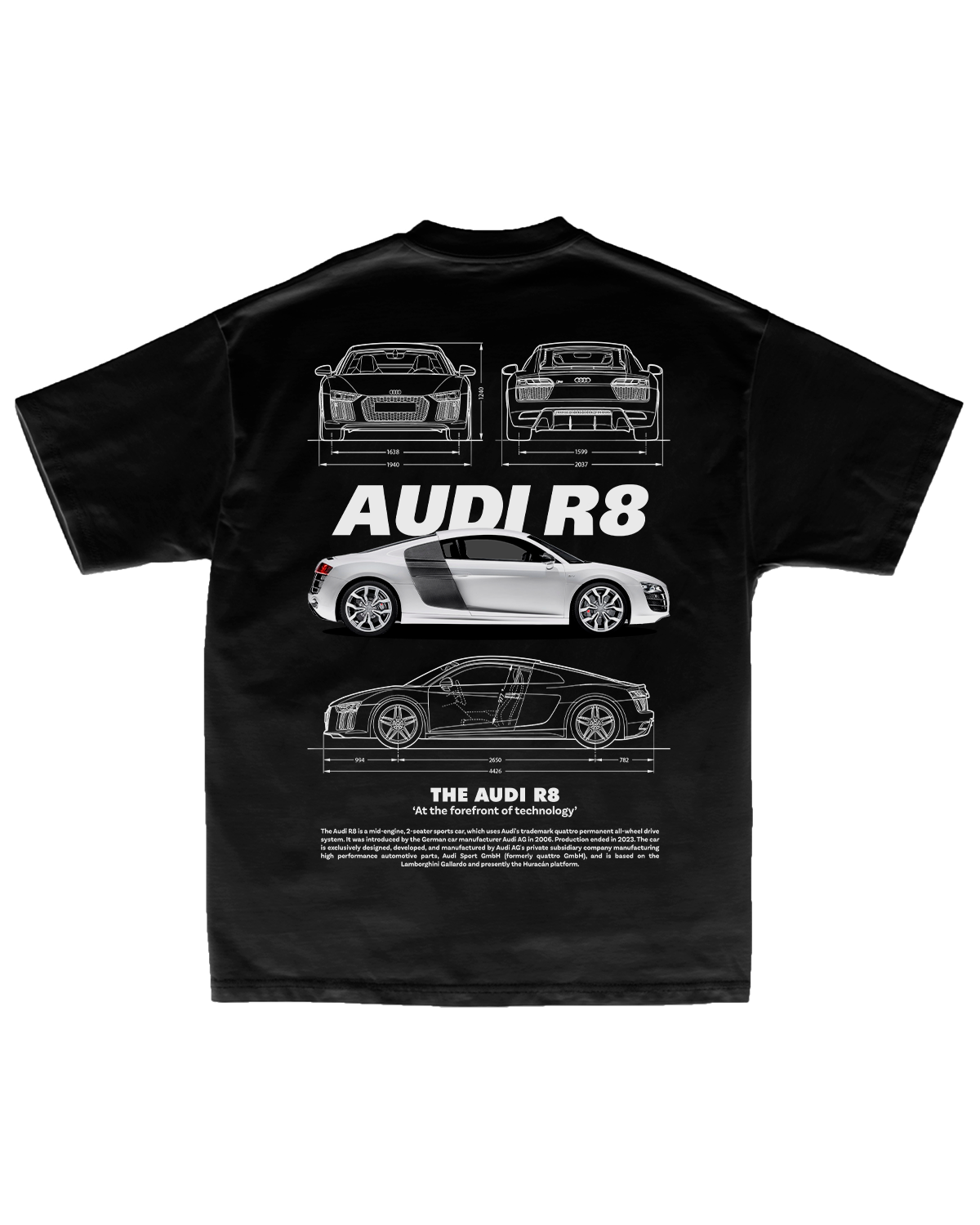 Tee Audi R8 White