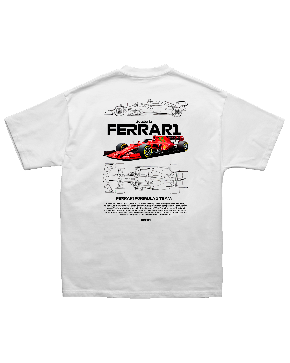 Tee Ferrari F1 Technical Edition