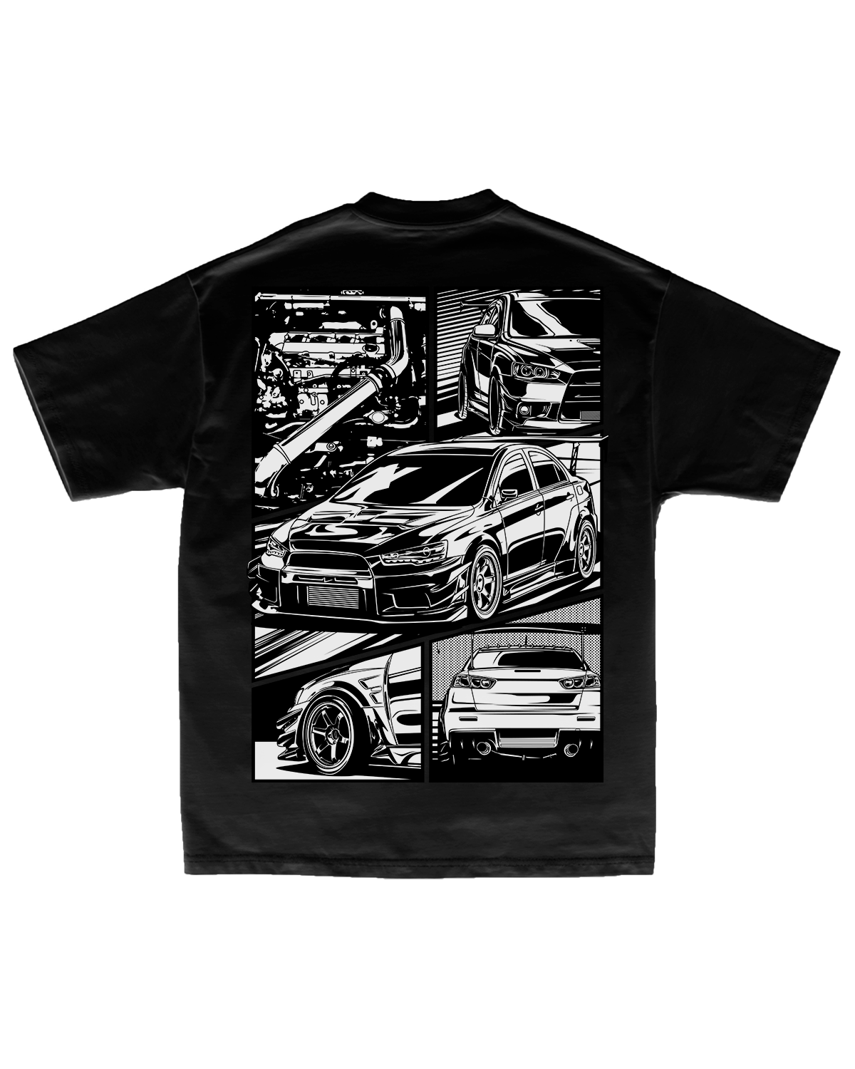 Tee Mitsubishi Lancer Evolution X Manga