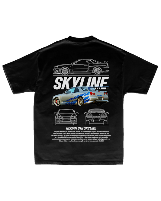 Tee Nissan Skyline R34 Brian O’Conner