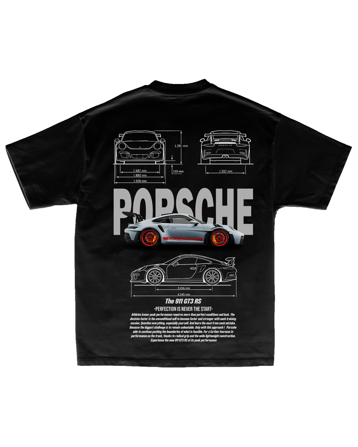 Tee Porsche 911 GT3 RS Engineering