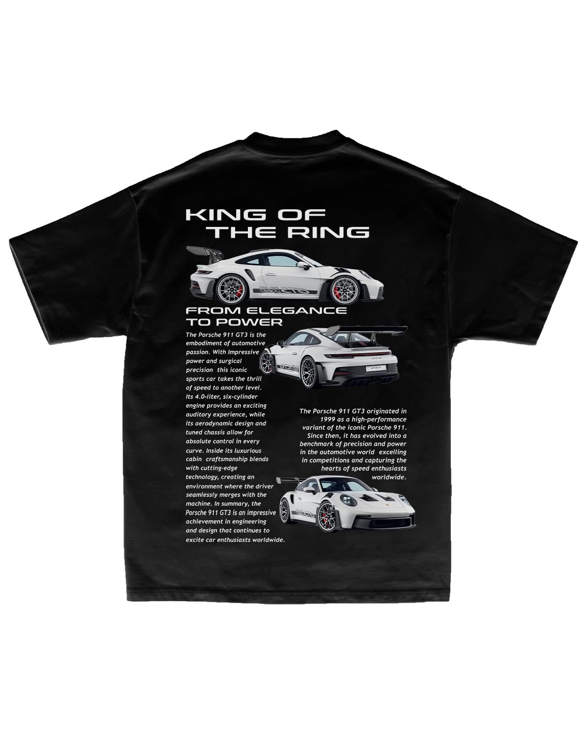 Tee Porsche 911 GT3 RS King of the Ring