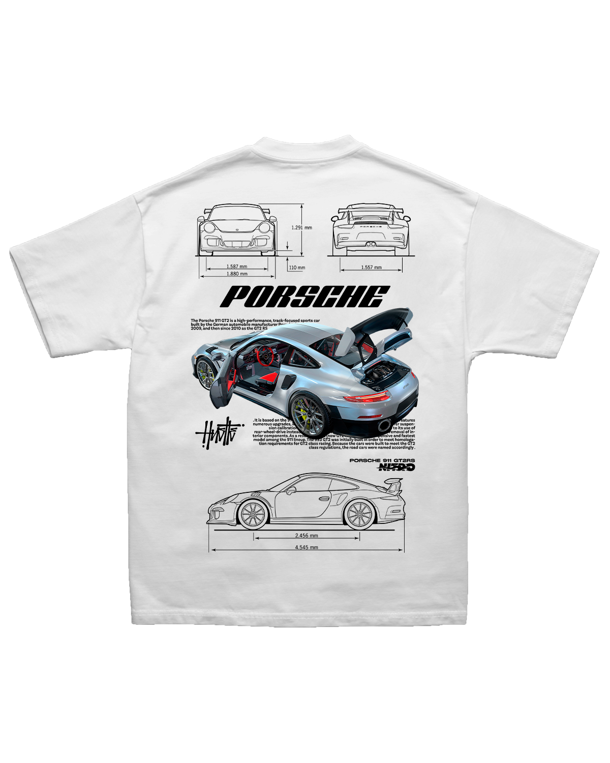 Tee Porsche 911 GT3 RS Fast & Powerful