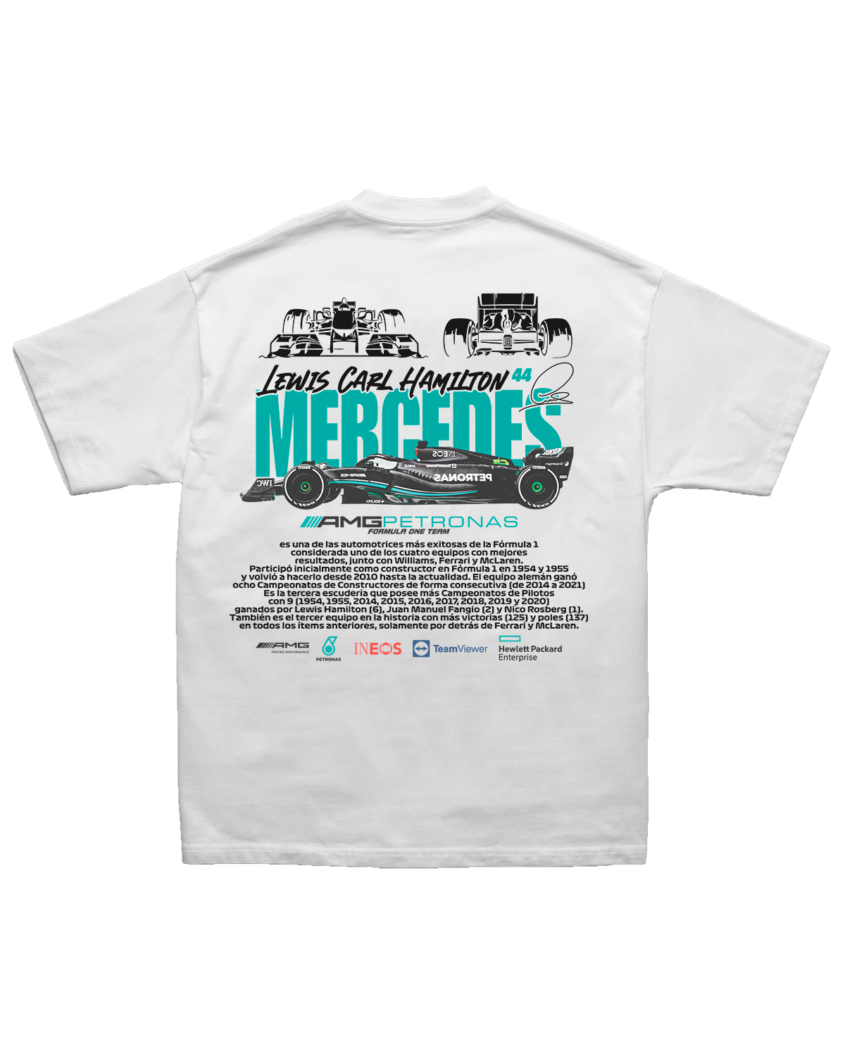 Tee Mercedes F1 Lewis Hamilton