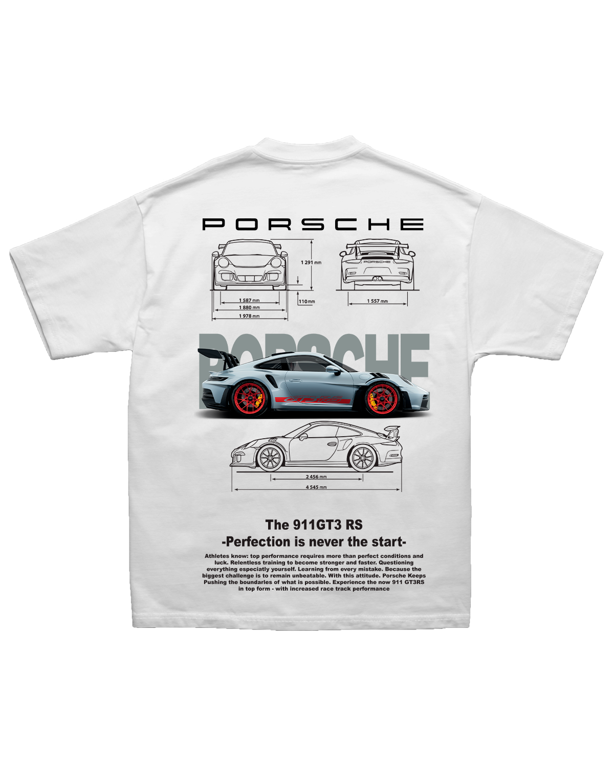 Tee Porsche 911 GT3 RS Engineering