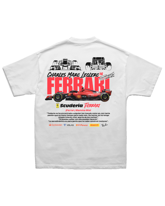 Tee Ferrari F1 Charles Leclerc