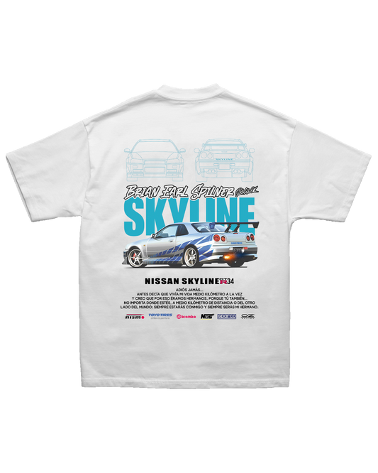 Tee Nissan Skyline R34