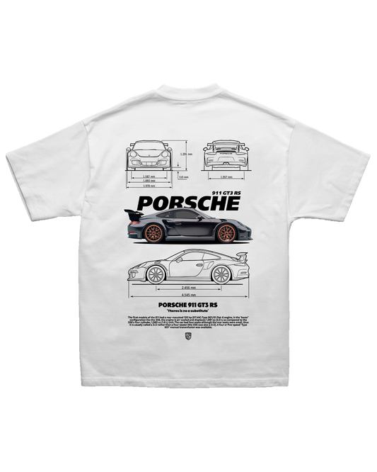 Tee Porsche 911 GT3 RS – Precision Blueprint Edition