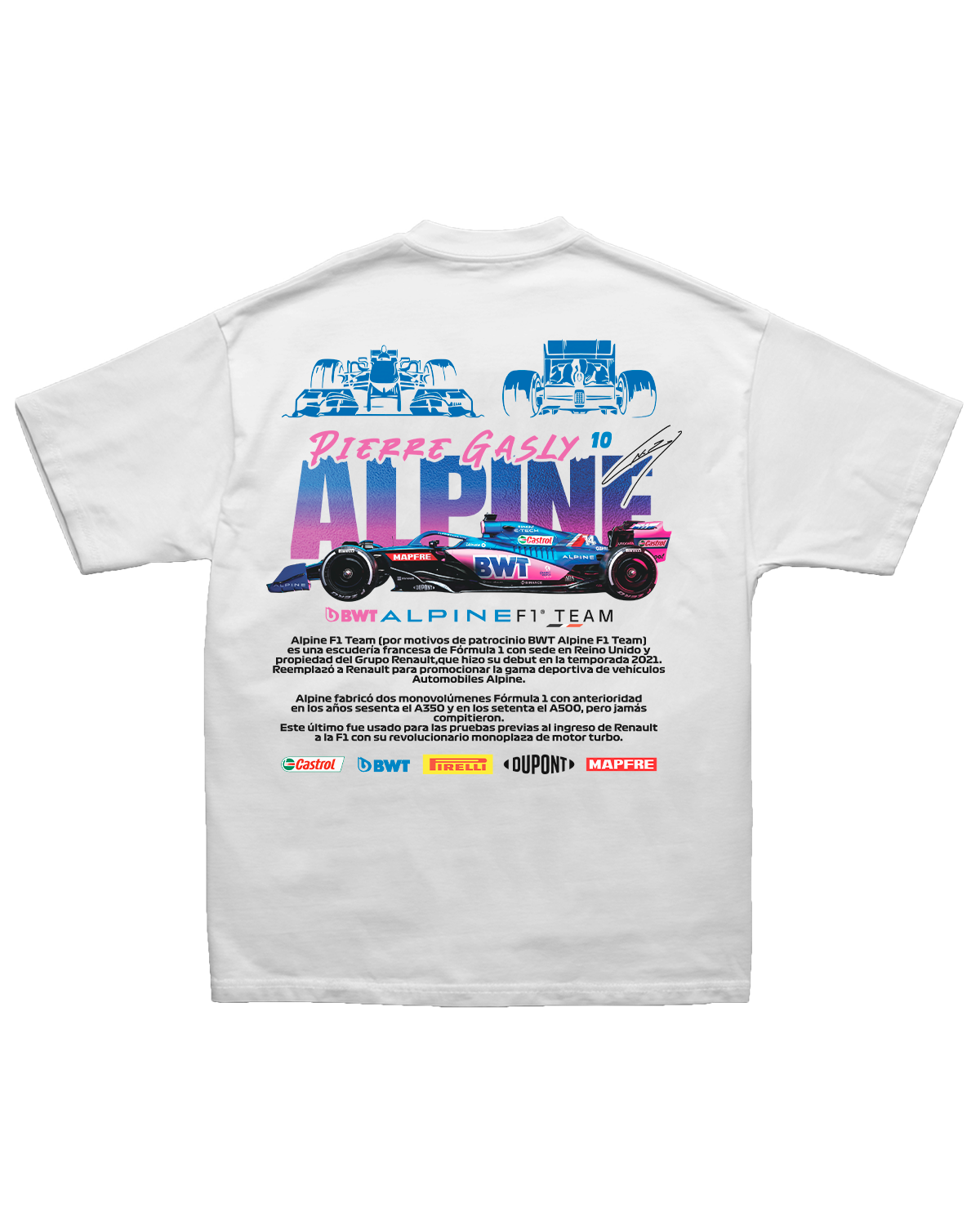 Tee Alpine F1 Pierre Gasly